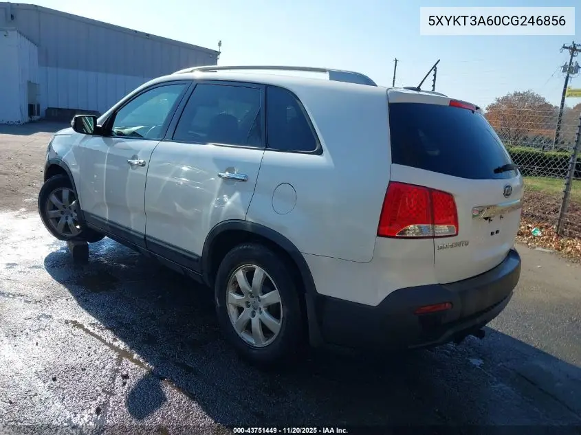 5XYKT3A60CG246856 2012 Kia Sorento Lx