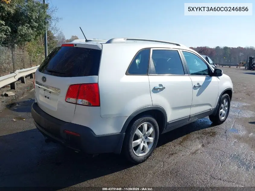 5XYKT3A60CG246856 2012 Kia Sorento Lx