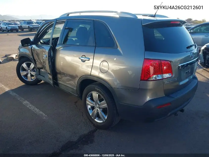 5XYKU4A26CG212601 2012 Kia Sorento Ex V6