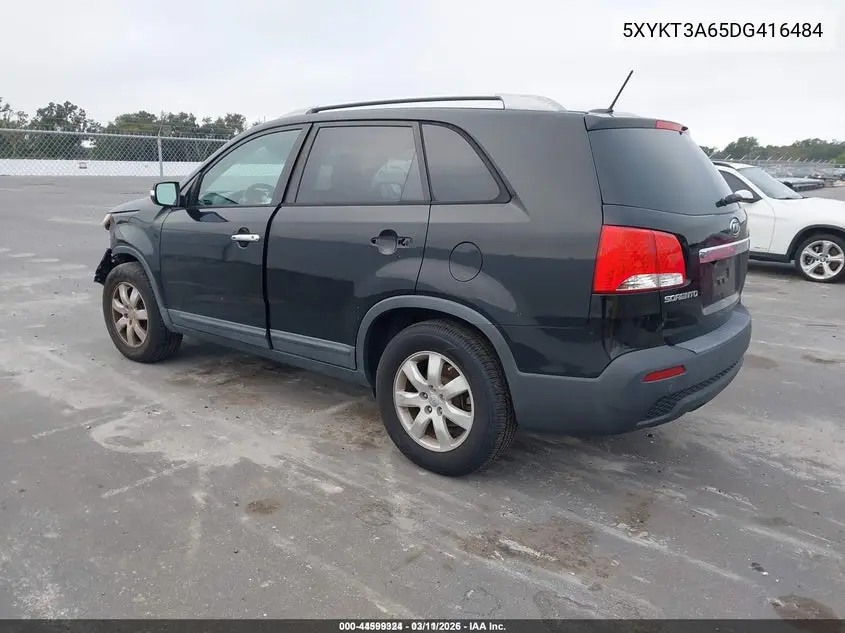5XYKT3A65DG416484 2013 Kia Sorento Lx
