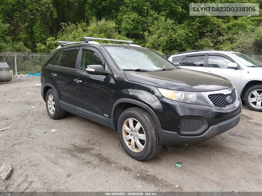 2013 Kia Sorento Lx V6 VIN: 5XYKTDA23DG338306 Lot: 45254592