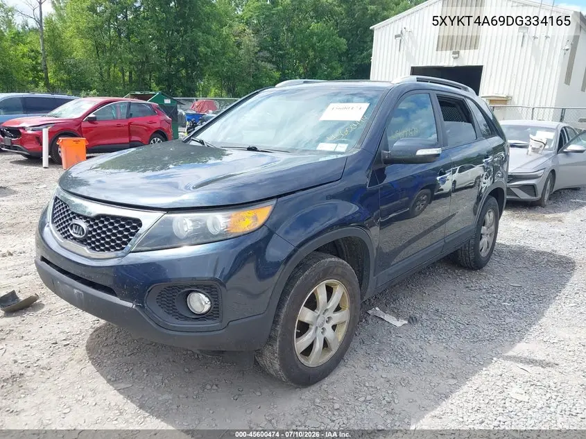2013 Kia Sorento Lx VIN: 5XYKT4A69DG334165 Lot: 45600474