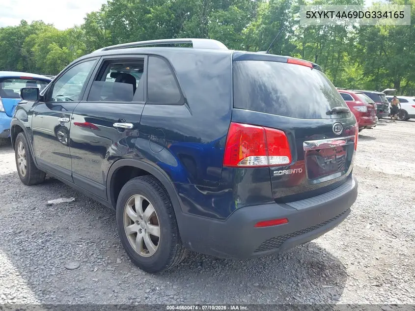 2013 Kia Sorento Lx VIN: 5XYKT4A69DG334165 Lot: 45600474