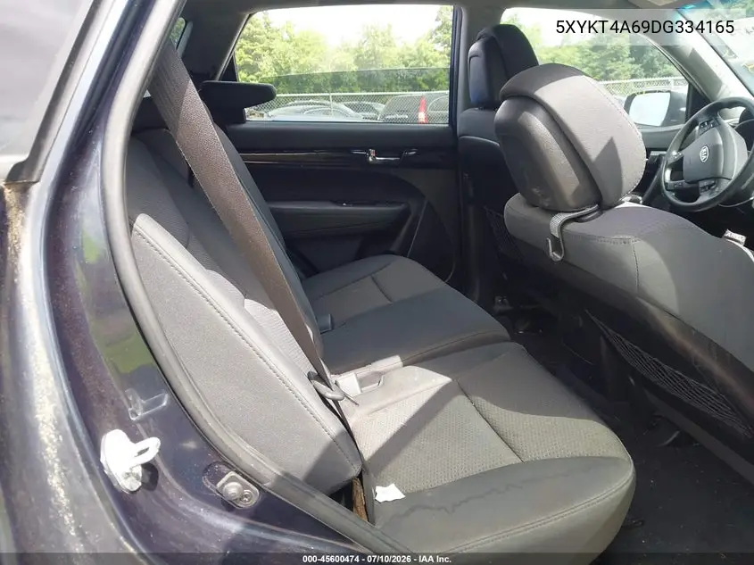 2013 Kia Sorento Lx VIN: 5XYKT4A69DG334165 Lot: 45600474