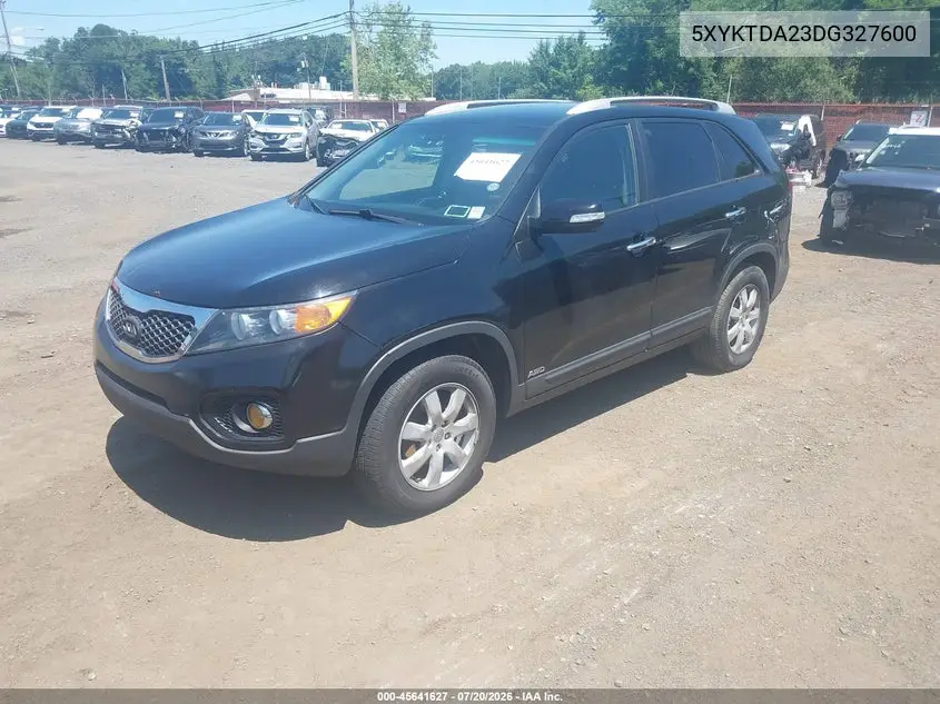 2013 Kia Sorento Lx V6 VIN: 5XYKTDA23DG327600 Lot: 45641627