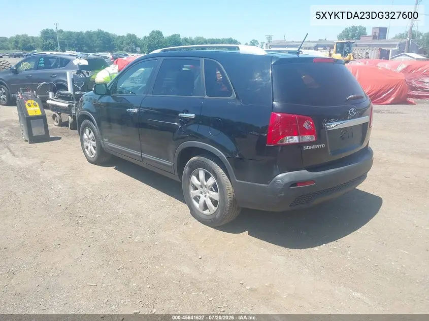 2013 Kia Sorento Lx V6 VIN: 5XYKTDA23DG327600 Lot: 45641627