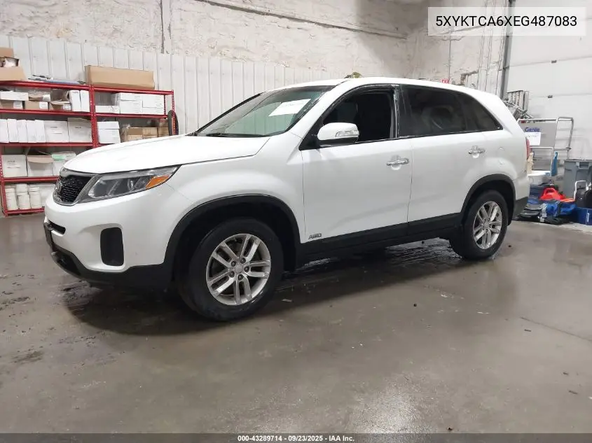 5XYKTCA6XEG487083 2014 Kia Sorento Lx