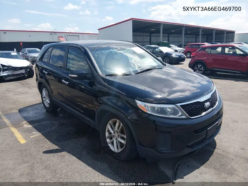 2014 Kia Sorento Lx VIN: 5XYKT3A66EG469700 Lot: 45264733