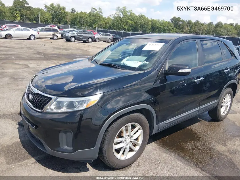 2014 Kia Sorento Lx VIN: 5XYKT3A66EG469700 Lot: 45264733