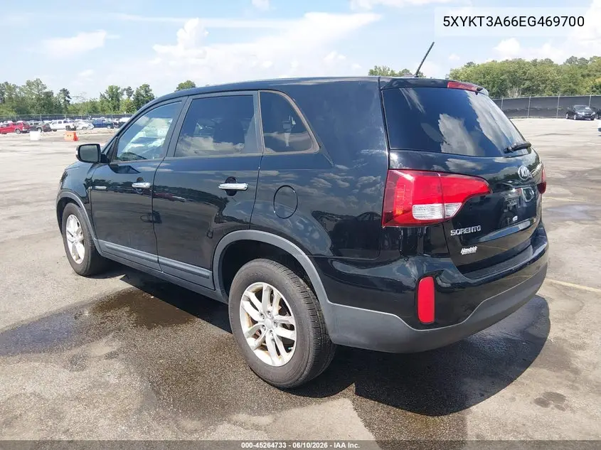 2014 Kia Sorento Lx VIN: 5XYKT3A66EG469700 Lot: 45264733
