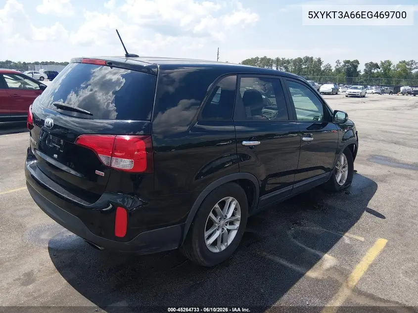 2014 Kia Sorento Lx VIN: 5XYKT3A66EG469700 Lot: 45264733