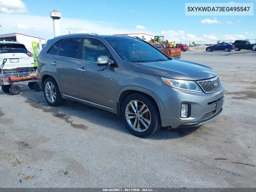 2014 Kia Sorento Limited V6 VIN: 5XYKWDA73EG495547 Lot: 45339871