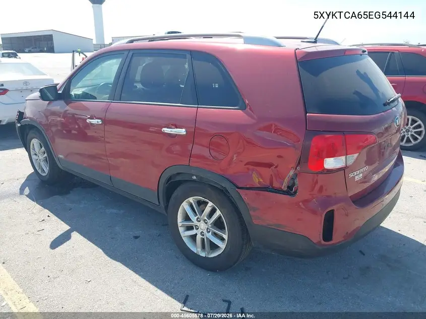 2014 Kia Sorento Lx VIN: 5XYKTCA65EG544144 Lot: 45605578