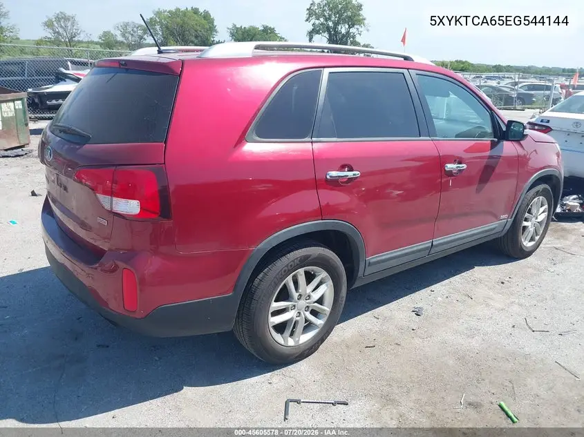 2014 Kia Sorento Lx VIN: 5XYKTCA65EG544144 Lot: 45605578