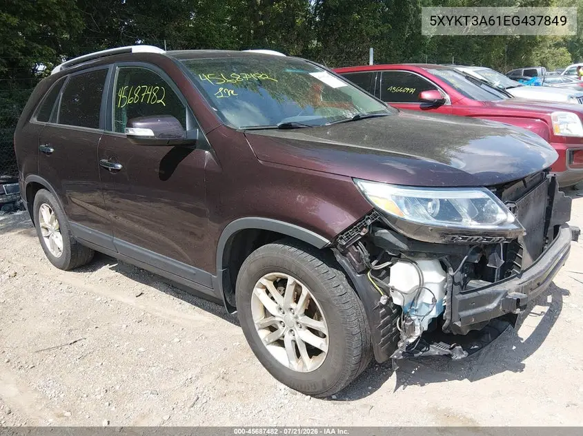 2014 Kia Sorento Lx VIN: 5XYKT3A61EG437849 Lot: 45687482
