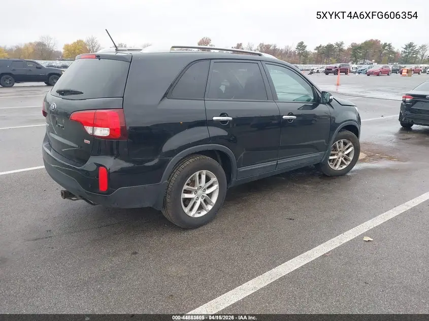 5XYKT4A6XFG606354 2015 Kia Sorento Lx