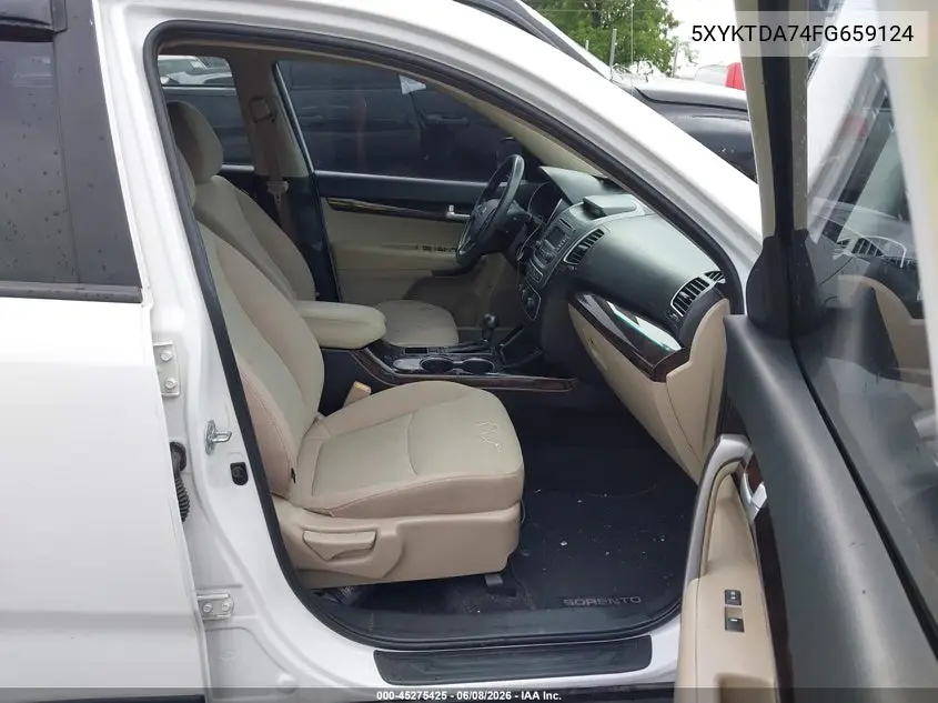 2015 Kia Sorento Lx V6 VIN: 5XYKTDA74FG659124 Lot: 45275425