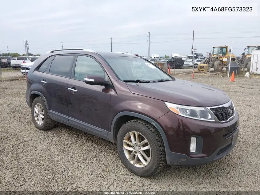 2015 Kia Sorento Lx VIN: 5XYKT4A68FG573323 Lot: 45578974