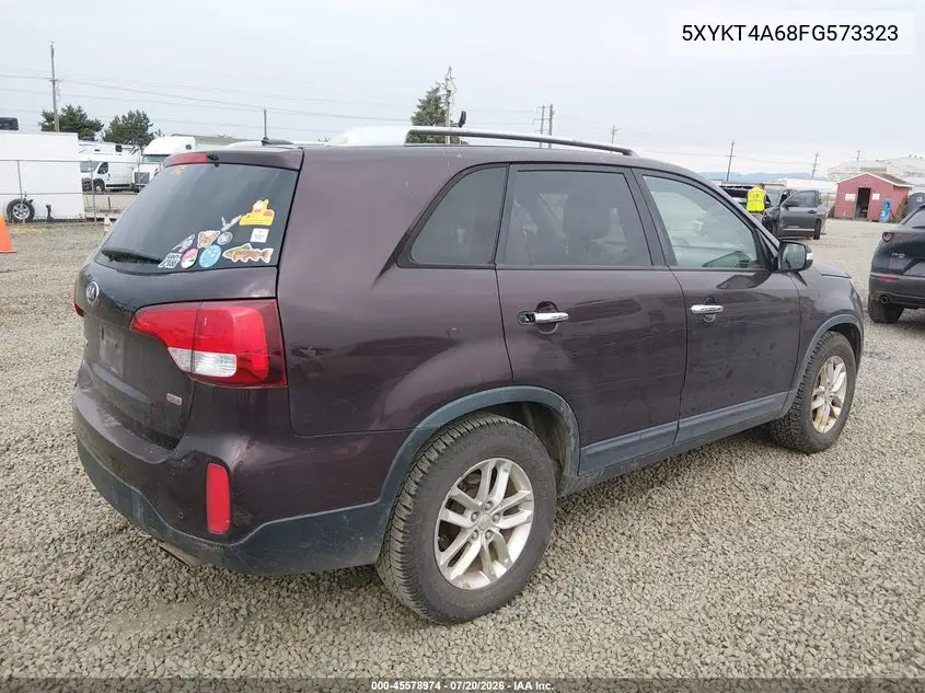 2015 Kia Sorento Lx VIN: 5XYKT4A68FG573323 Lot: 45578974
