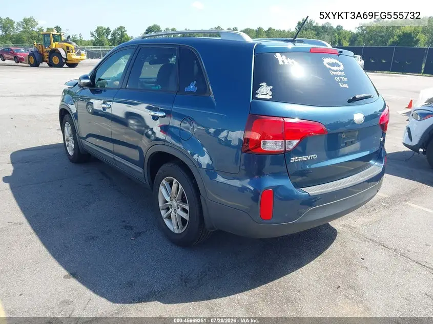 2015 Kia Sorento Lx VIN: 5XYKT3A69FG555732 Lot: 45669351