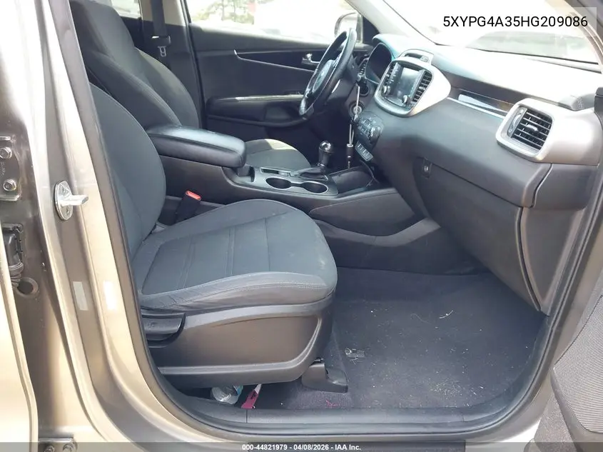 5XYPG4A35HG209086 2017 Kia Sorento 2.4L Lx