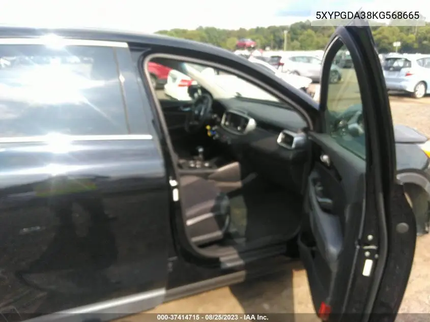 5XYPGDA38KG568665 2019 Kia Sorento 2.4L Lx