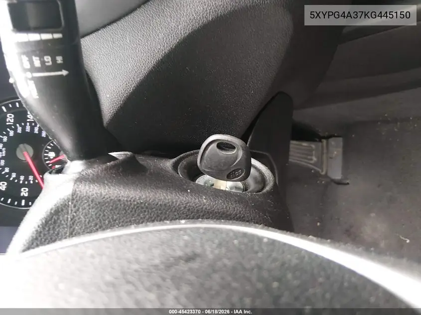2019 Kia Sorento 2.4L Lx VIN: 5XYPG4A37KG445150 Lot: 45423370