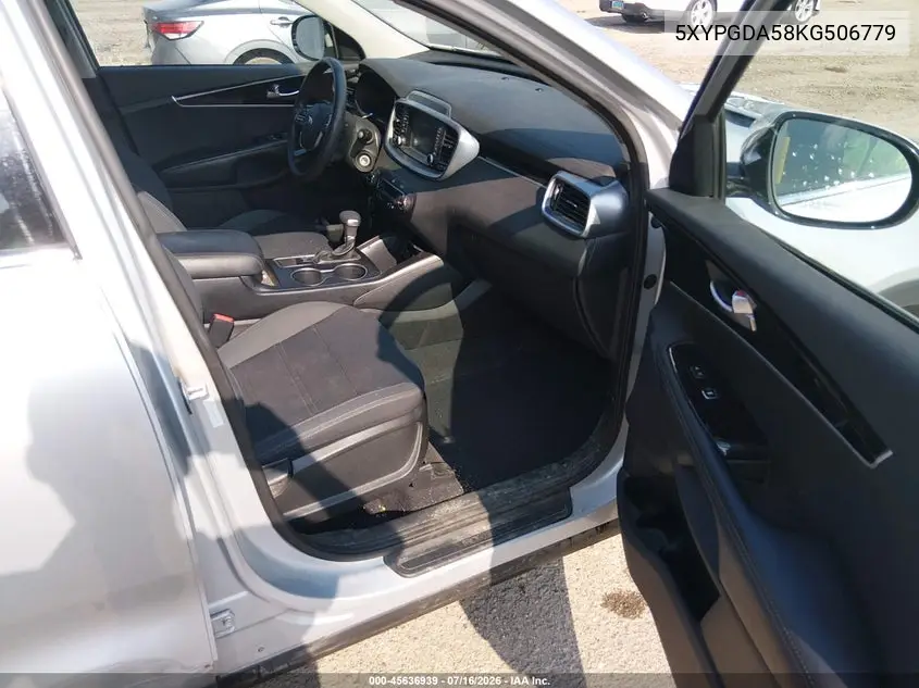 2019 Kia Sorento 3.3L Lx VIN: 5XYPGDA58KG506779 Lot: 45636939