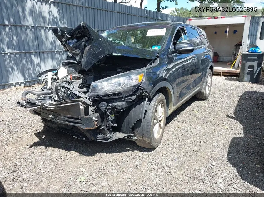 5XYPG4A32LG625895 2020 Kia Sorento 2.4L Lx