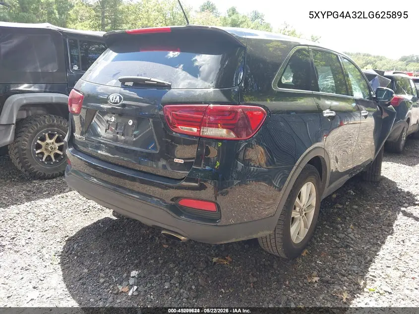 5XYPG4A32LG625895 2020 Kia Sorento 2.4L Lx
