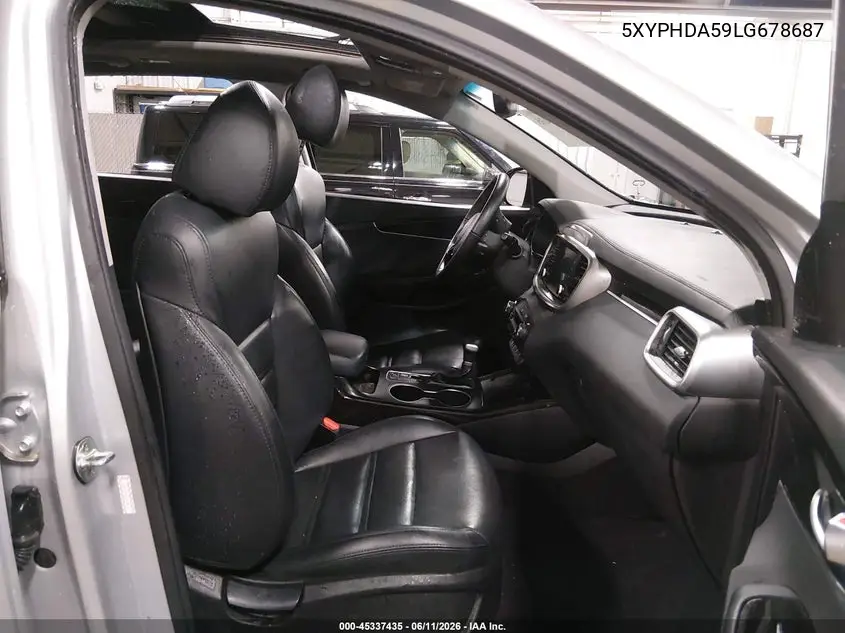 2020 Kia Sorento 3.3L Ex VIN: 5XYPHDA59LG678687 Lot: 45337435