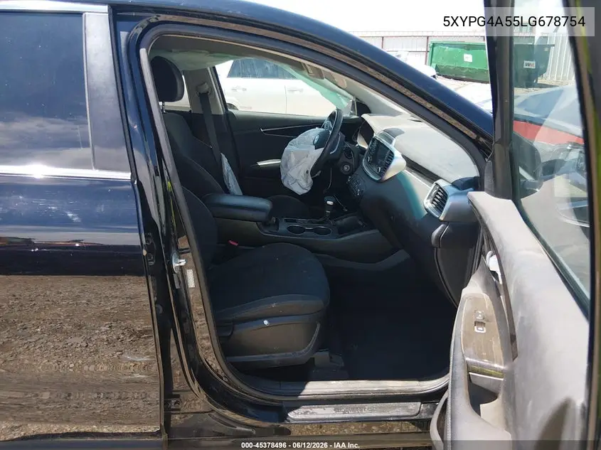 2020 Kia Sorento 3.3L Lx VIN: 5XYPG4A55LG678754 Lot: 45378496