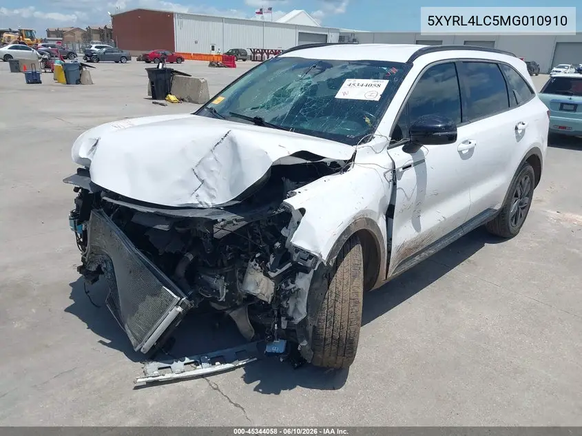 2021 Kia Sorento S VIN: 5XYRL4LC5MG010910 Lot: 45344058