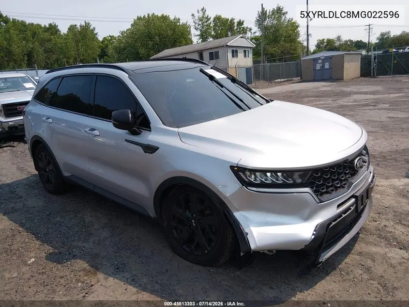 2021 Kia Sorento S VIN: 5XYRLDLC8MG022596 Lot: 45613303