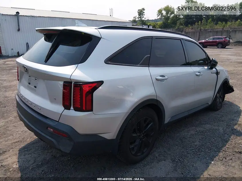 2021 Kia Sorento S VIN: 5XYRLDLC8MG022596 Lot: 45613303