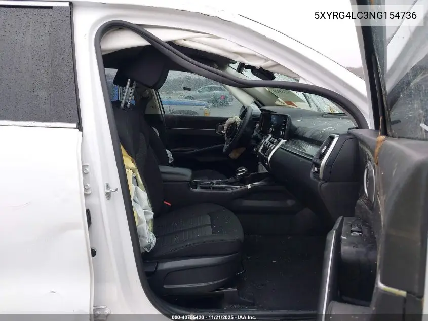 5XYRG4LC3NG154736 2022 Kia Sorento Lx