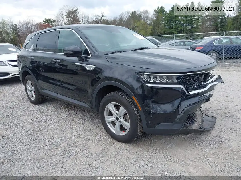 2022 Kia Sorento Lx VIN: 5XYRGDLC5NG097021 Lot: 44984328