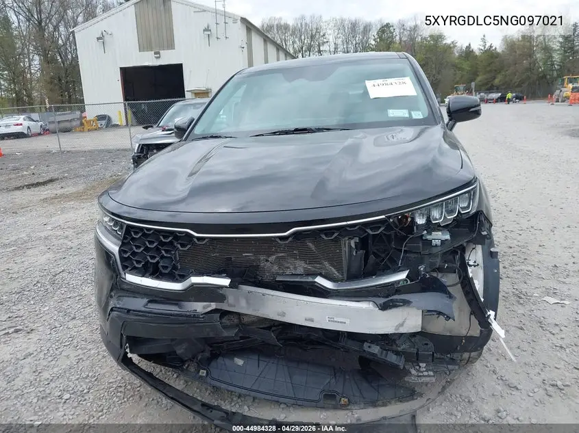 2022 Kia Sorento Lx VIN: 5XYRGDLC5NG097021 Lot: 44984328