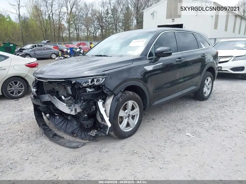 2022 Kia Sorento Lx VIN: 5XYRGDLC5NG097021 Lot: 44984328