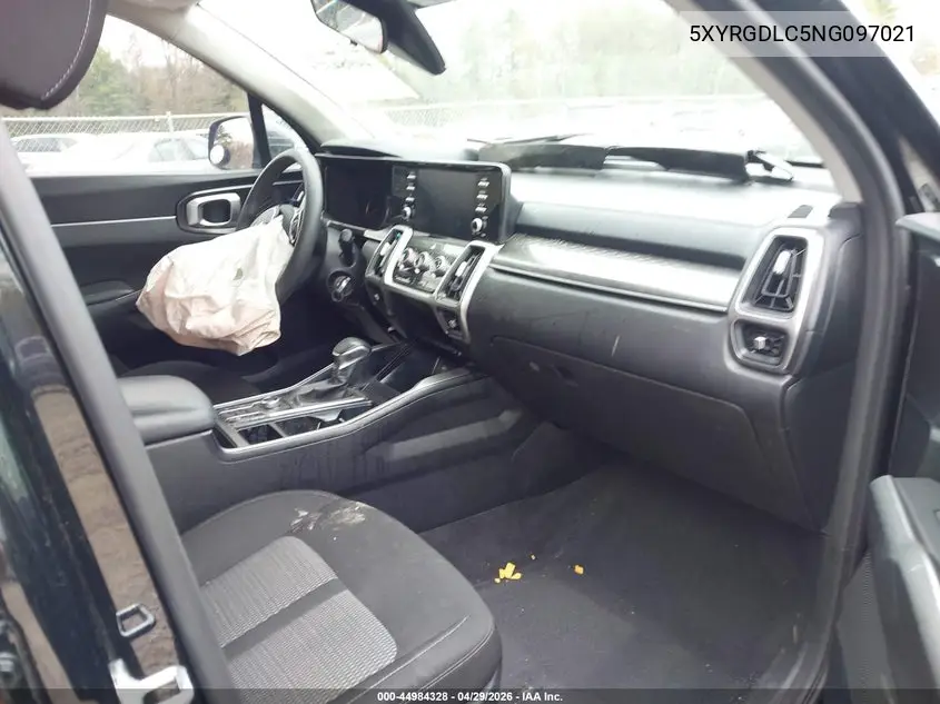 2022 Kia Sorento Lx VIN: 5XYRGDLC5NG097021 Lot: 44984328