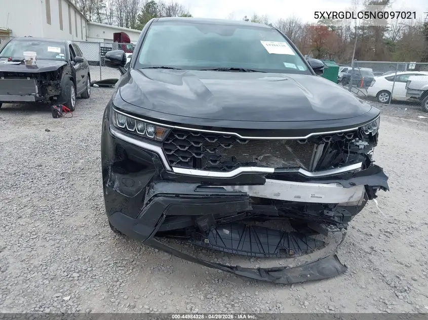 2022 Kia Sorento Lx VIN: 5XYRGDLC5NG097021 Lot: 44984328