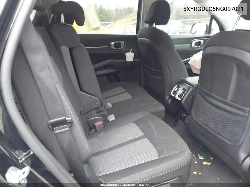 2022 Kia Sorento Lx VIN: 5XYRGDLC5NG097021 Lot: 44984328