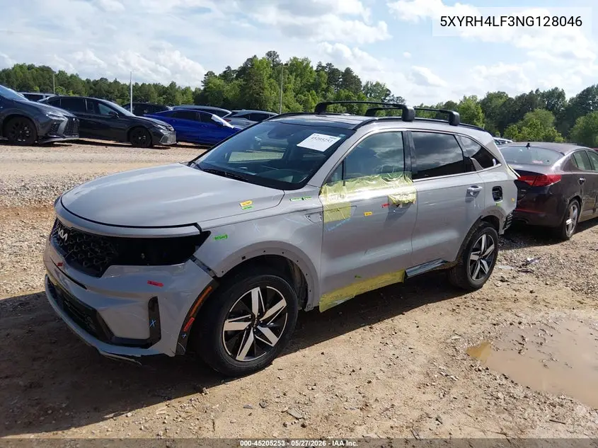 2022 Kia Sorento Ex VIN: 5XYRH4LF3NG128046 Lot: 45205253