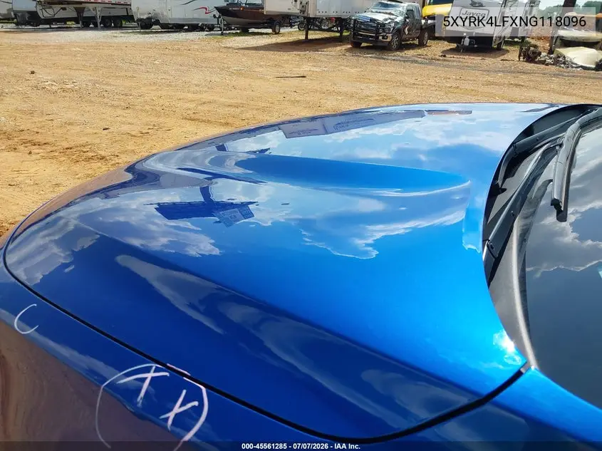 2022 Kia Sorento Sx VIN: 5XYRK4LFXNG118096 Lot: 45561285