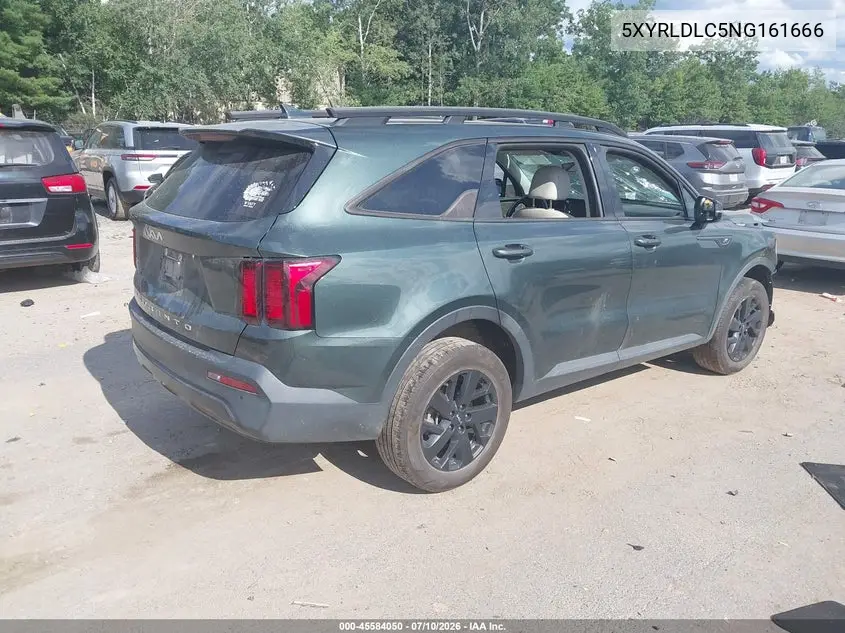 2022 Kia Sorento X-Line S VIN: 5XYRLDLC5NG161666 Lot: 45584050