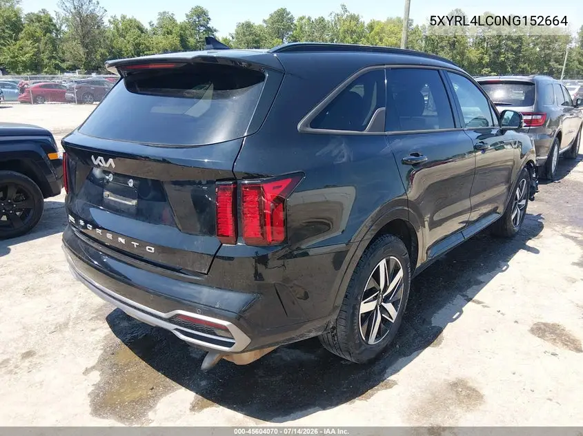 2022 Kia Sorento S VIN: 5XYRL4LC0NG152664 Lot: 45604070