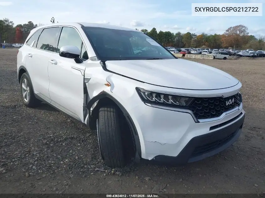 5XYRGDLC5PG212722 2023 Kia Sorento Lx