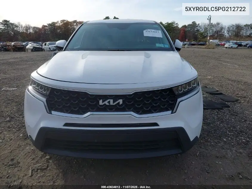 5XYRGDLC5PG212722 2023 Kia Sorento Lx