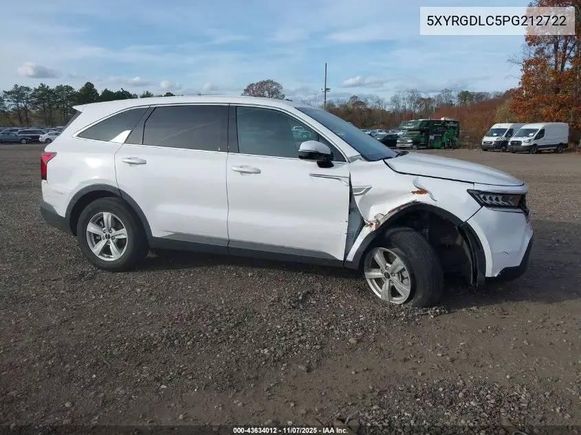 5XYRGDLC5PG212722 2023 Kia Sorento Lx