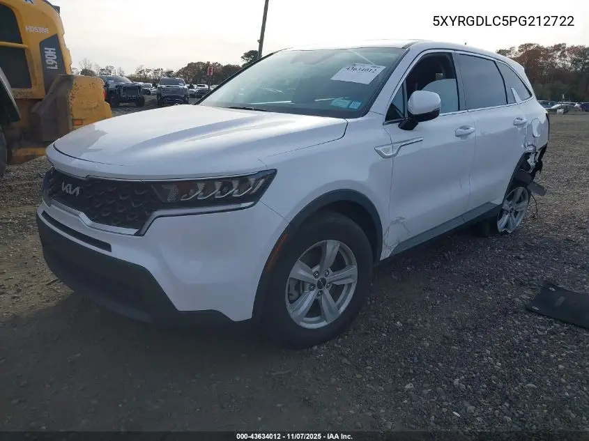 5XYRGDLC5PG212722 2023 Kia Sorento Lx